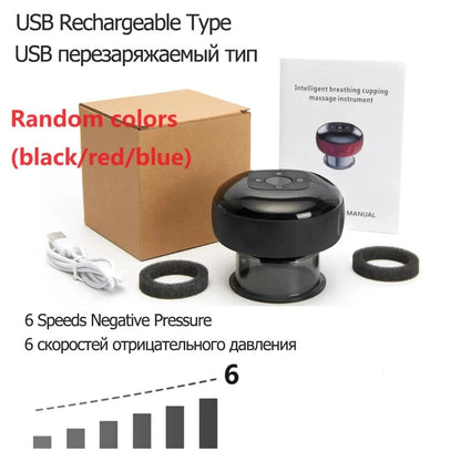 Rechargeable Electric Vacuum Cupping Set Wireless 6/12 Level Skin Scraping Massage Guasha Tool for Household Use - AliExpress 66