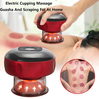 Rechargeable Electric Vacuum Cupping Set Wireless 6/12 Level Skin Scraping Massage Guasha Tool for Household Use - AliExpress 66